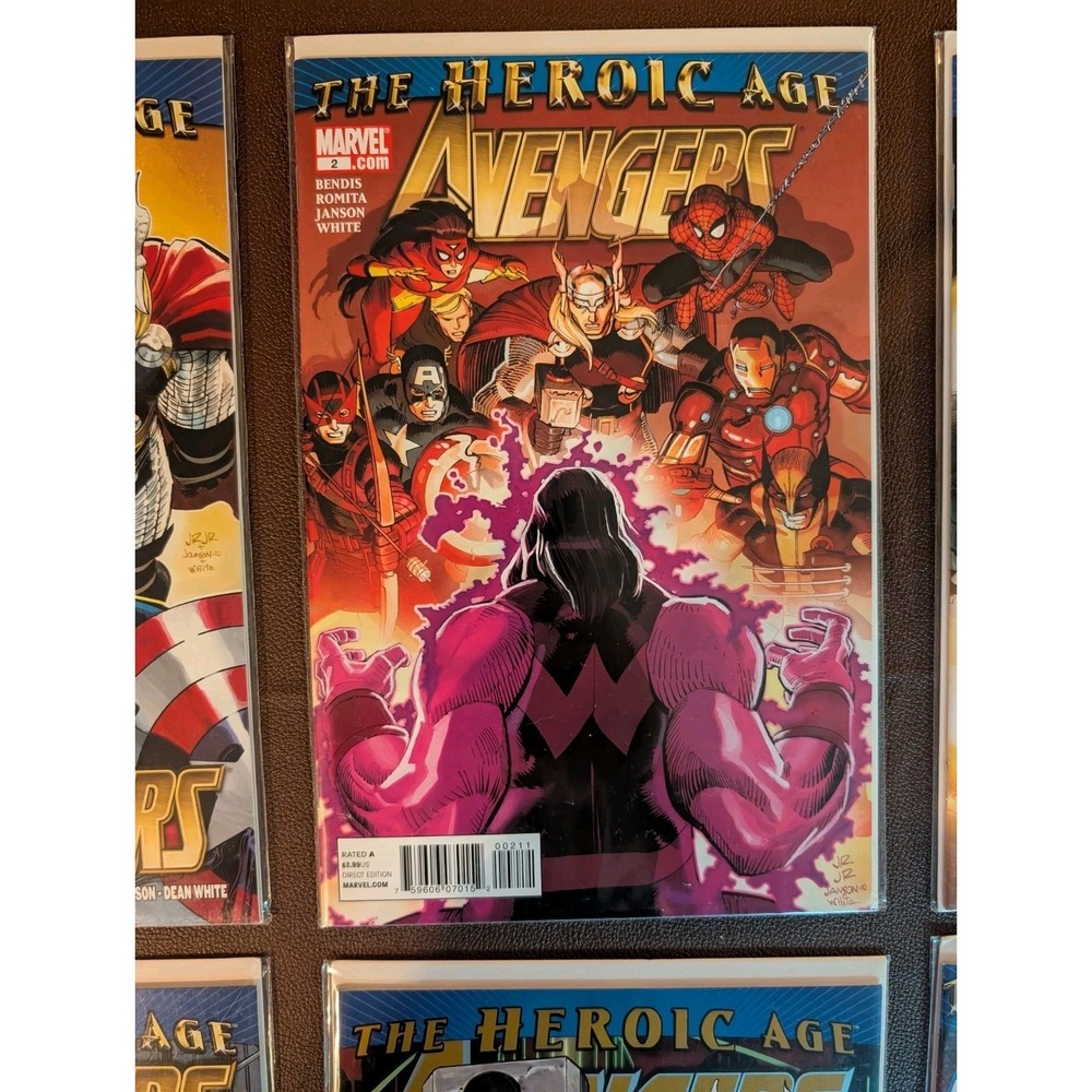 The Avengers #1 2 3 4 The Heroic Age 1st Azari Lot Bendis NM (2010 Marvel) - Picture 3 of 9